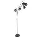 Mexlite Standerlampe TENEBRIS 5-flammer E14 IP20, sort dæmpbar