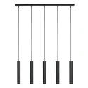 Steinhauer Pendel DOWNLUME 5-flammer GU10 IP20, sort dæmpbar