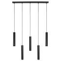Steinhauer Pendel DOWNLUME 5-flammer GU10 IP20, sort dæmpbar