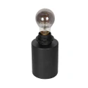 Mexlite Bordlampe AURELIO 1-flamme E27 IP20, sort dæmpbar