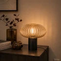 Mexlite Bordlampe AURELIO 1-flamme E27 IP20, sort dæmpbar