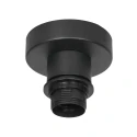 Mexlite Loftlampe AURELIO 1-flamme E27 IP20, sort dæmpbar