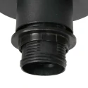 Mexlite Loftlampe AURELIO 1-flamme E27 IP20, sort dæmpbar