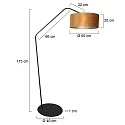 anne light & home floor lamp ZIG-ZAG E27 IP20, dimmable