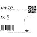 anne light & home Standerlampe ZIG-ZAG E27 IP20, dæmpbar