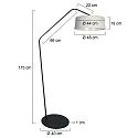 anne light & home Standerlampe ZIG-ZAG E27 IP20, dæmpbar