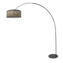 anne light & home Buelampe CURVE 1-flamme E27 IP20, sort dæmpbar