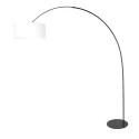 anne light & home arc luminaire CURVE 1 flame E27 IP20, black dimmable