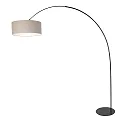 anne light & home Standerlampe CURVE E27 IP20, dæmpbar