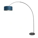 anne light & home arc luminaire CURVE 1 flame E27 IP20, black dimmable
