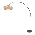 anne light & home Standerlampe CURVE E27 IP20, dæmpbar