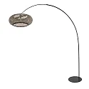 anne light & home Standerlampe CURVE E27 IP20, dæmpbar