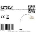 anne light & home Buelampe CURVE 1-flamme E27 IP20, sort dæmpbar