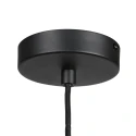 Mexlite pendant luminaire DROVIA 1 flame E27 IP20, black dimmable