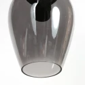 Mexlite pendant luminaire DROVIA 1 flame E27 IP20, black dimmable