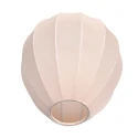 Mexlite Pendel SILURA 1-flamme E27 IP20, creme dæmpbar