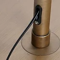 Steinhauer Standerlampe SPARKLED LIGHT E27 IP20, dæmpbar