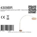Steinhauer Buelampe MAZE NATURAL 1-flamme E27 IP20, bronze dæmpbar