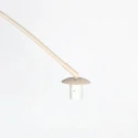 Steinhauer floor lamp SPARKLED LIGHT 1 flame E27 IP20, creme dimmable