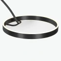 Mexlite floor lamp LUNA-ARC 2 flames IP20, black dimmable
