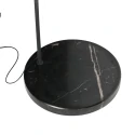Mexlite floor lamp LUNA-ARC 2 flames IP20, black dimmable