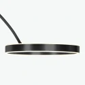 Mexlite floor lamp LUNA-ARC 2 flames IP20, black dimmable