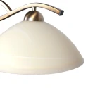 Steinhauer Pendel ANTHEA 2-flammer E27 IP20, bronze dæmpbar