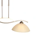 Steinhauer Pendel ANTHEA 2-flammer E27 IP20, bronze dæmpbar