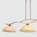 Steinhauer Pendel ANTHEA 3-flammer E27 IP20, bronze dæmpbar