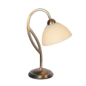 Steinhauer Bordlampe ANTHEA 1-flamme E27 IP20, bronze dæmpbar