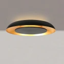 Steinhauer Loftlampe GOLDEN VEIL 2-flammer IP20, sort dæmpbar
