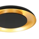 Steinhauer Loftlampe GOLDEN VEIL 2-flammer IP20, sort dæmpbar