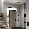 Steinhauer Loftlampe GOLDEN VEIL 2-flammer IP20, sort dæmpbar