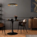Steinhauer Pendel GOLDEN VEIL 2-flammer IP20, sort dæmpbar