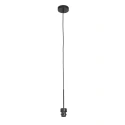 Steinhauer pendant luminaire SPARKLED LIGHT 1 flame E27 IP20, black dimmable