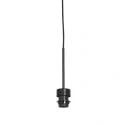 Steinhauer pendant luminaire SPARKLED LIGHT 1 flame E27 IP20, black dimmable
