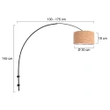 Steinhauer Væglampe SPARKLED LIGHT E27 IP20, dæmpbar