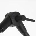 Steinhauer Standerlampe PRESTIGE CHIC 1-flamme E27 IP20, sort dæmpbar