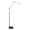Steinhauer Standerlampe PRESTIGE CHIC 1-flamme E27 IP20, sort dæmpbar