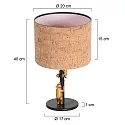 anne light & home Bordlampe ANIMAUX E27 IP20, dæmpbar