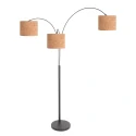 Steinhauer Standerlampe SPARKLED LIGHT E27 IP20, dæmpbar