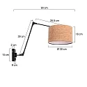 Steinhauer Bordlampe PRESTIGE CHIC E27 IP20, dæmpbar