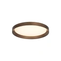 Steinhauer ceiling luminaire FLADY 2 flames IP20, bronze dimmable