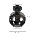 Mexlite Loftlampe BLOEBA E27 IP20, dæmpbar