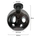 Mexlite Loftlampe BLOEBA E27 IP20, dæmpbar