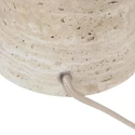 anne light & home Bordlampe TRAVINO 1-flamme, uden skærm E27 IP20, sten dæmpbar