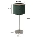 Mexlite Bordlampe NOOR E27 IP20, dæmpbar