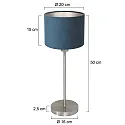 Mexlite Bordlampe NOOR E27 IP20, dæmpbar