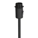 Mexlite Bordlampe NOOR 1-flamme E27 IP20, sort dæmpbar
