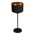 Mexlite Bordlampe NOOR 1-flamme E27 IP20, sort dæmpbar